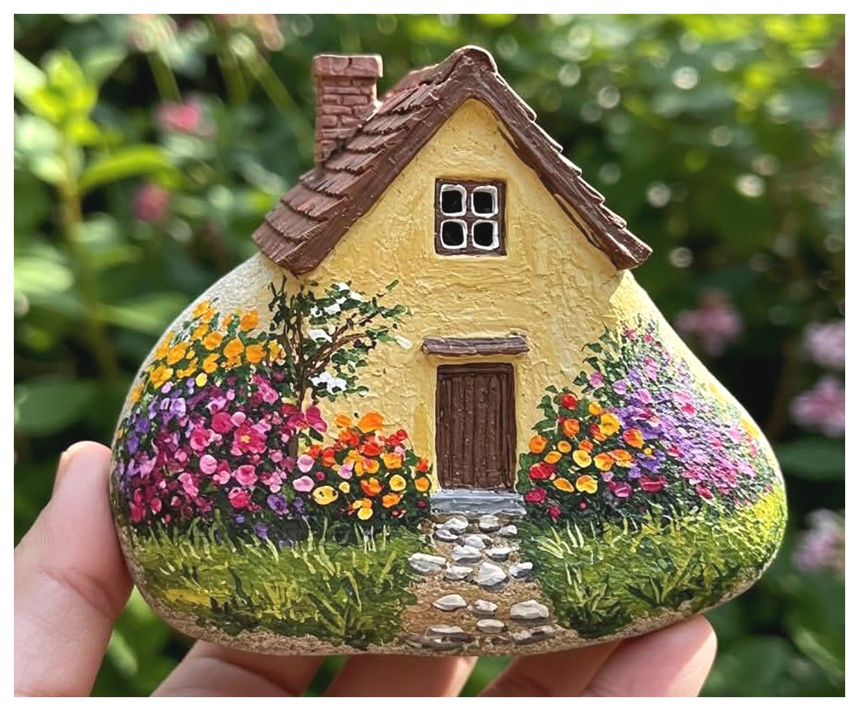 نقاشیهای جذاب روی سنگ: ایدههایی خلاقانه برای تزئین