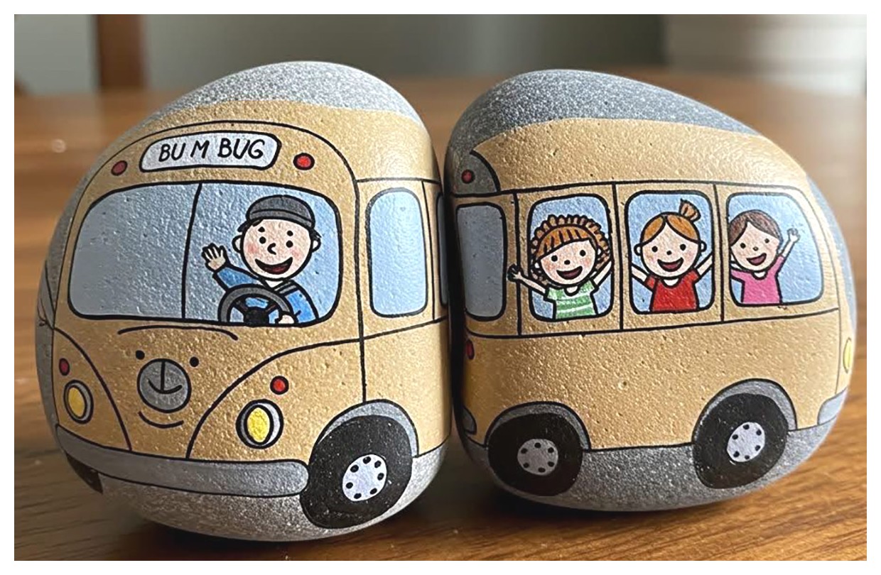 نقاشیهای جذاب روی سنگ: ایدههایی خلاقانه برای تزئین