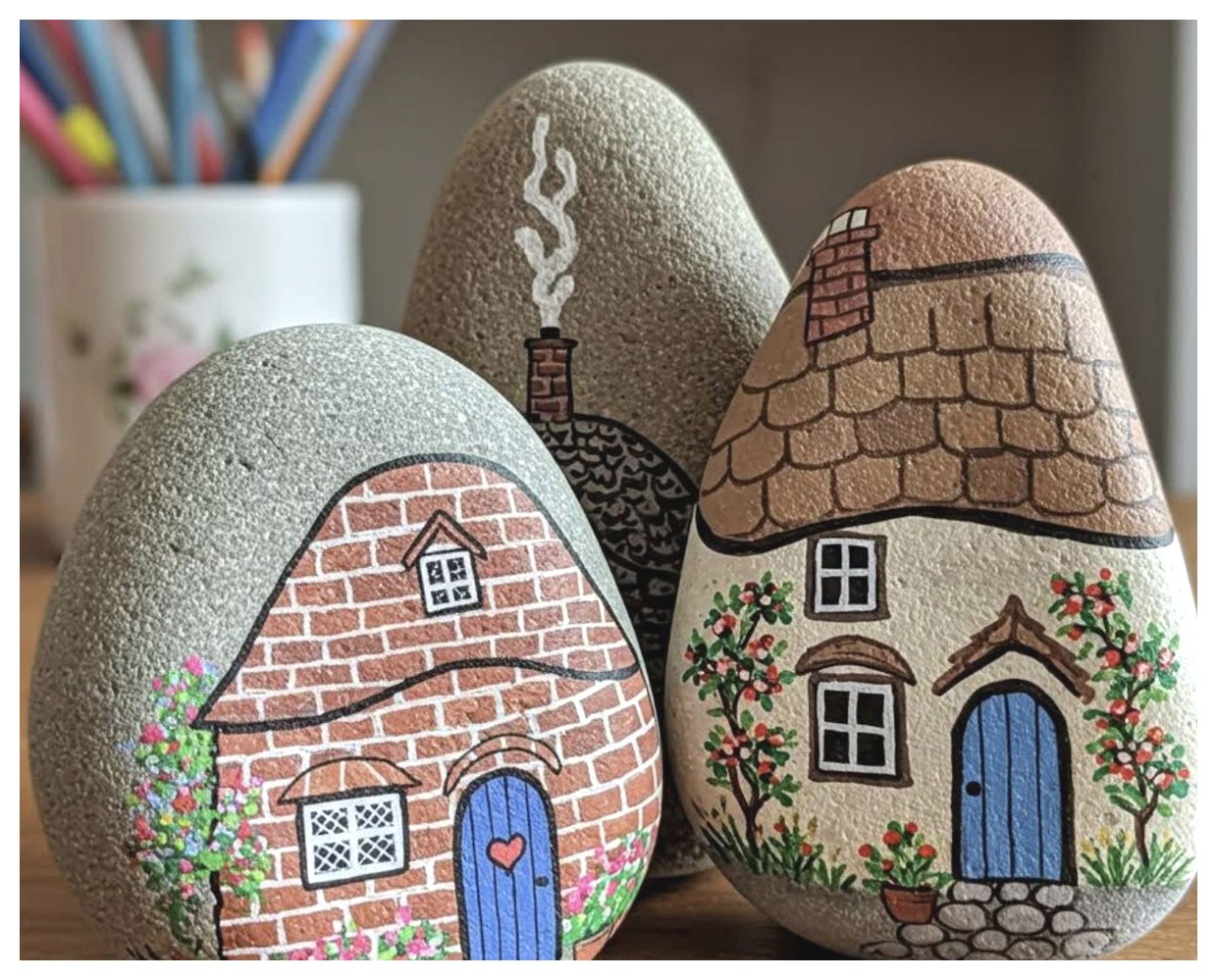 نقاشیهای جذاب روی سنگ: ایدههایی خلاقانه برای تزئین