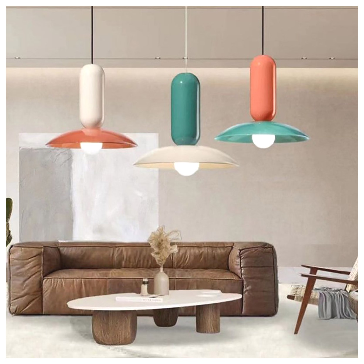 چراغ آویز دکوری رنگارنگ: زیبایی و جذابیت در هر فضا