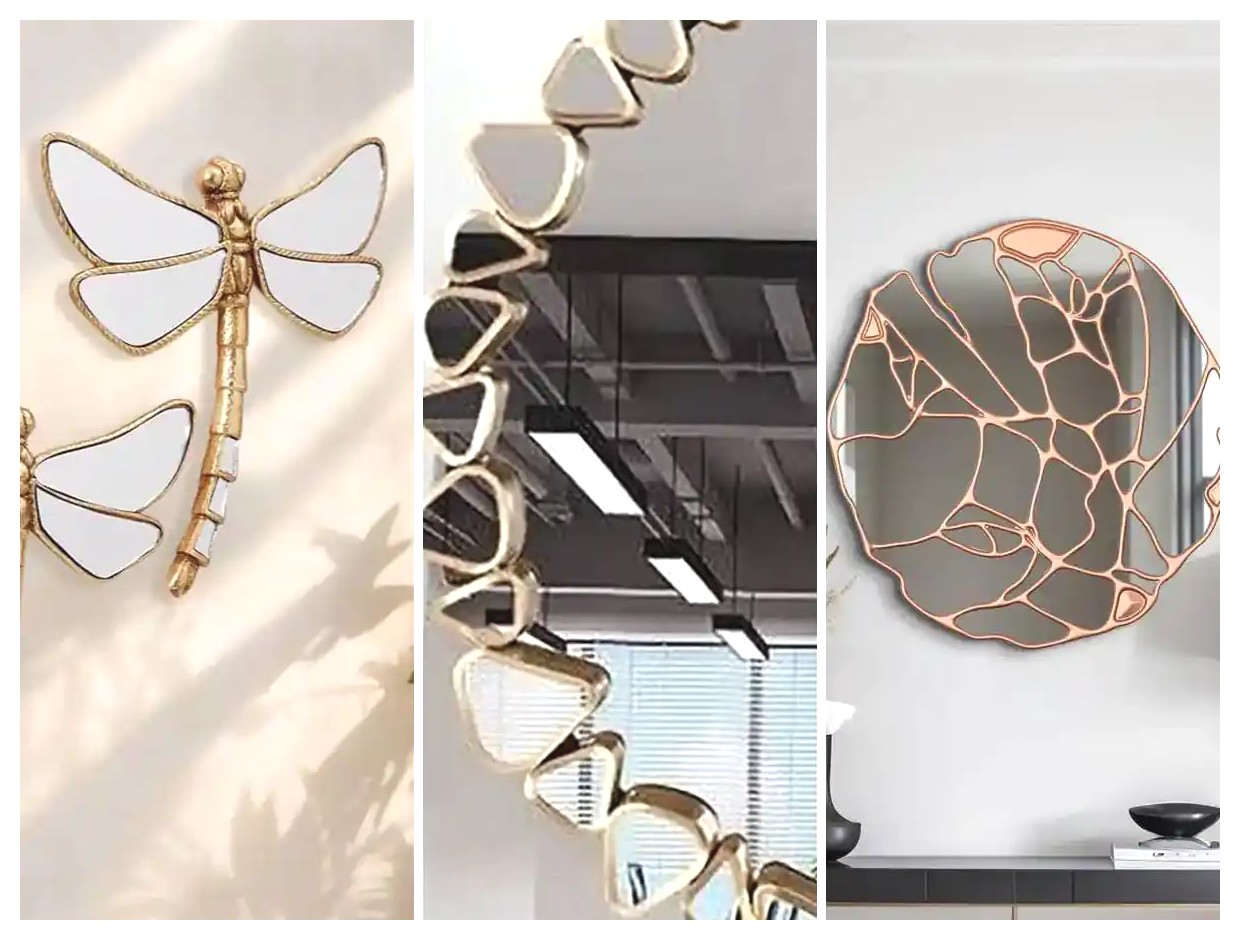 آینه دیواری خلاقانه: ایدههایی برای زیباسازی فضای شما