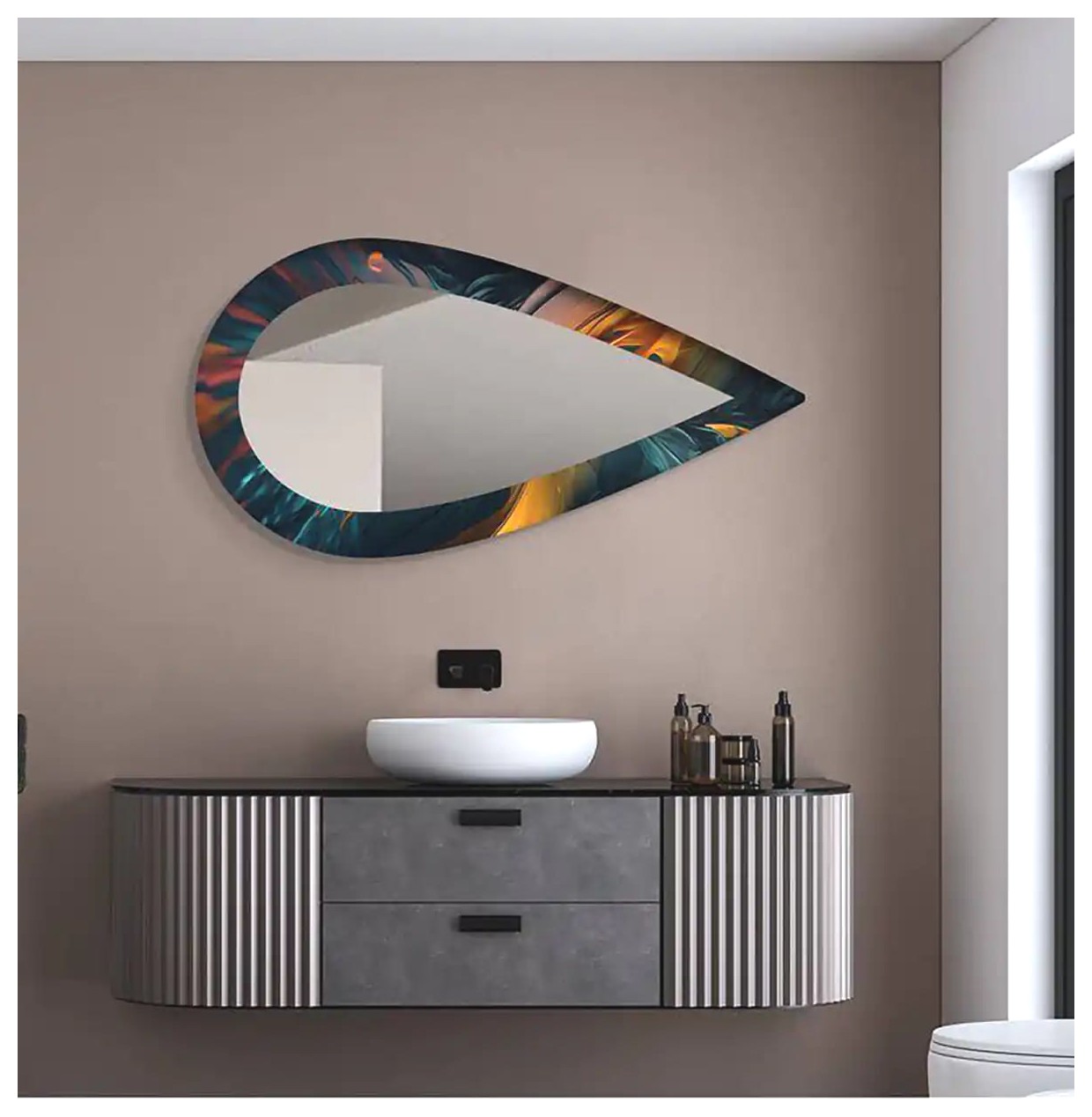 آینه دیواری خلاقانه: ایدههایی برای زیباسازی فضای شما