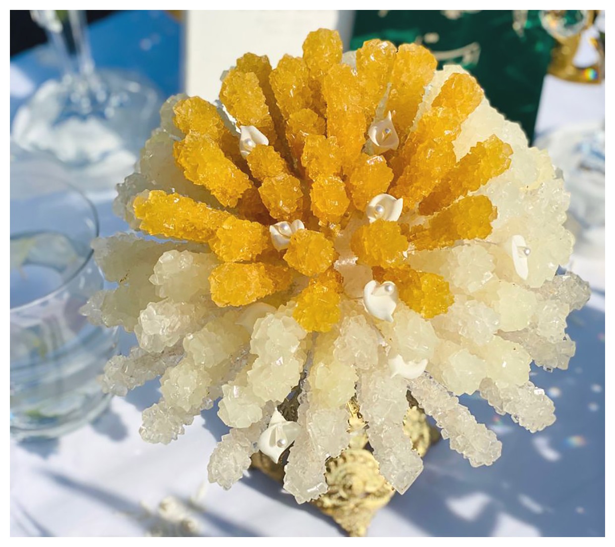 آموزش تهیه آبنبات سنگی تزئین شده: یک دسر خوشمزه و جذاب