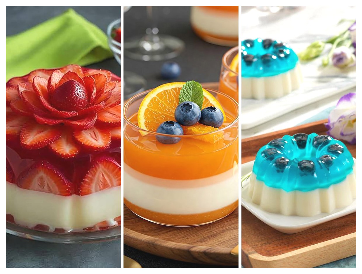 ایدههای زیبا برای تزیین ژله: خلاقیت در هر قاشق