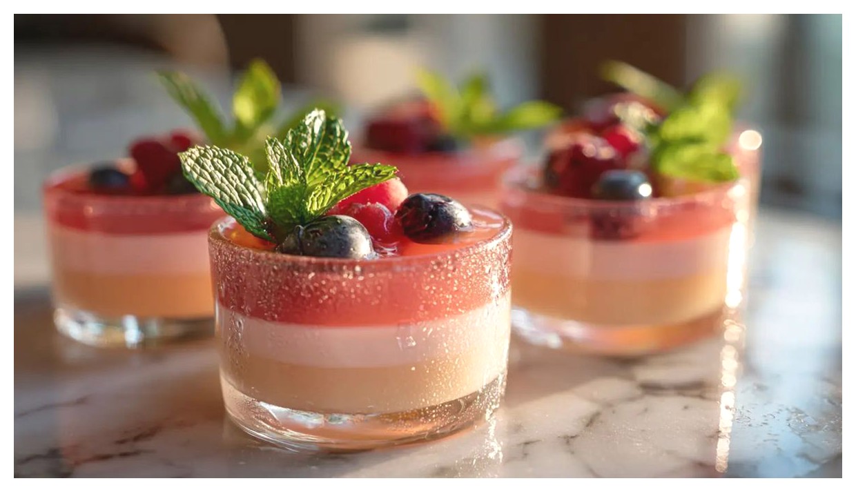 ایدههای زیبا برای تزیین ژله: خلاقیت در هر قاشق