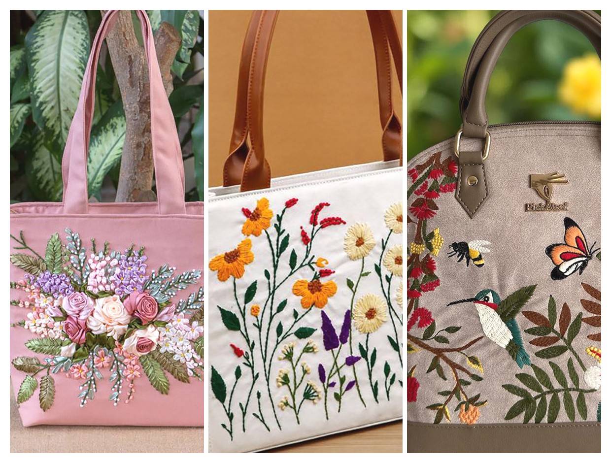 کیف دستی گلدوزی شده: مد 2025 با طراحیهای خیرهکننده!
