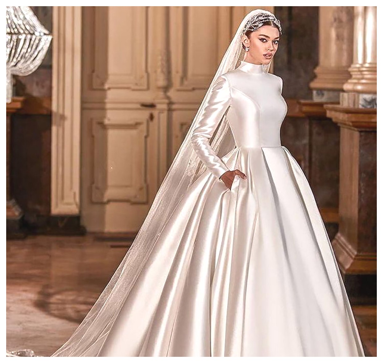 ایده‌های جذاب برای لباس عروسی اروپایی