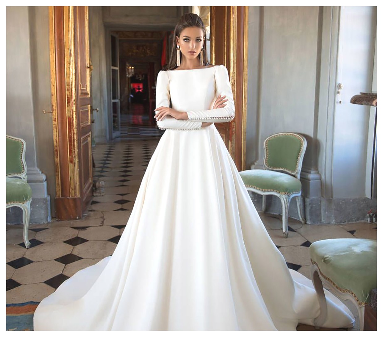 ایده‌های جذاب برای لباس عروسی اروپایی