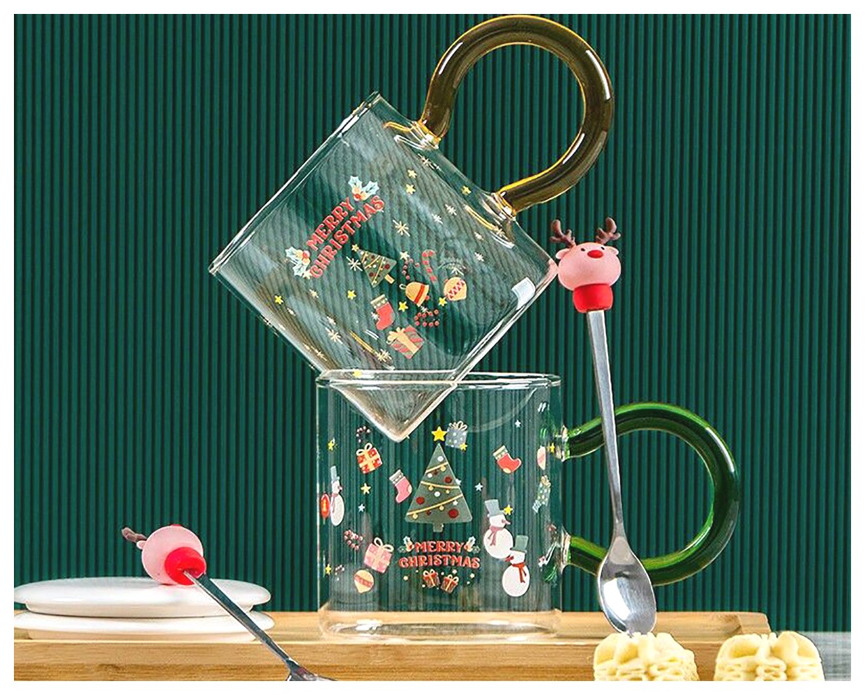 طراحی فنجان شیشه‌ای فانتزی: ایده‌هایی برای دکوراسیون خاص