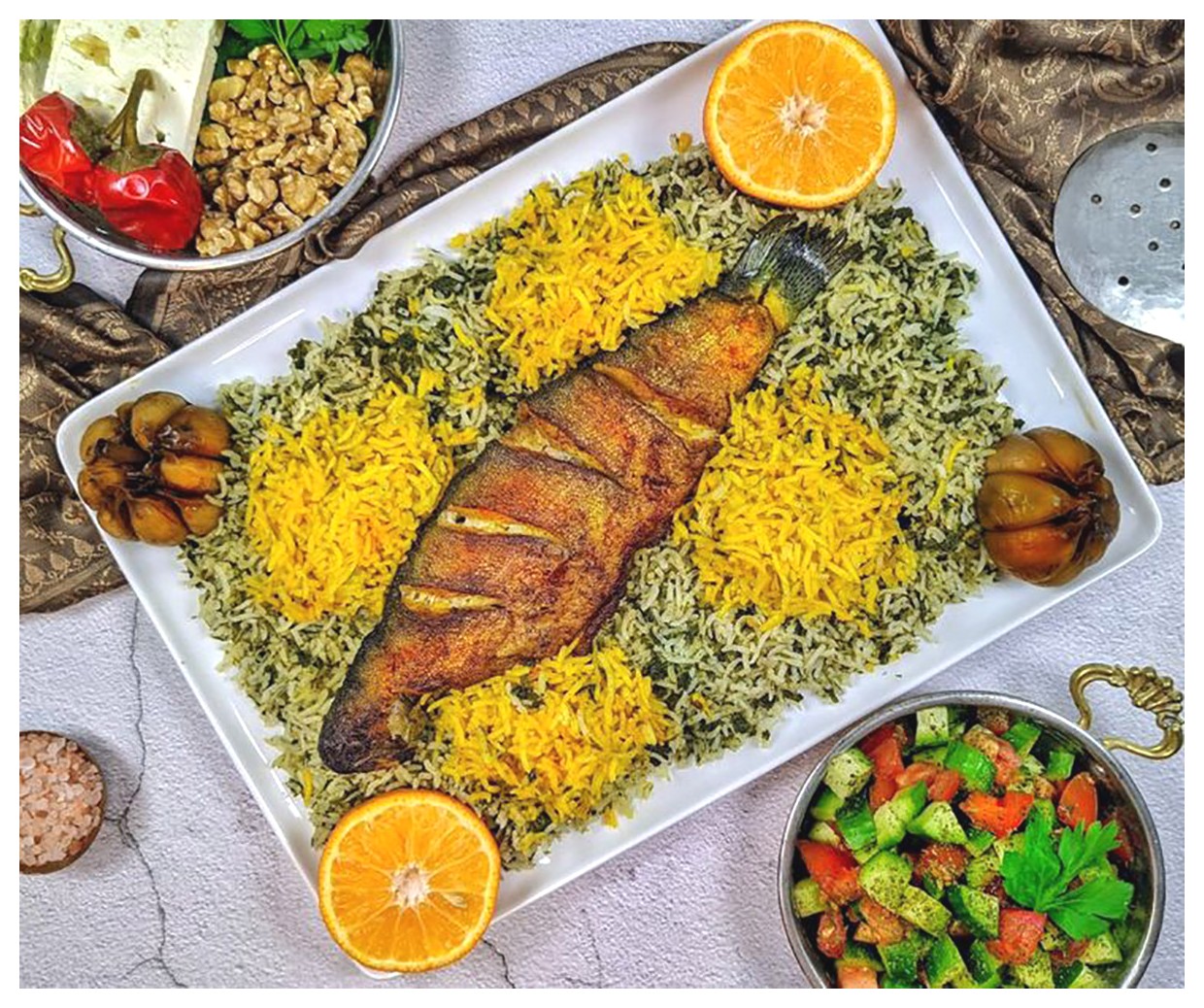 چیدمان برنج با ماهی: راهنمای کامل و جذاب