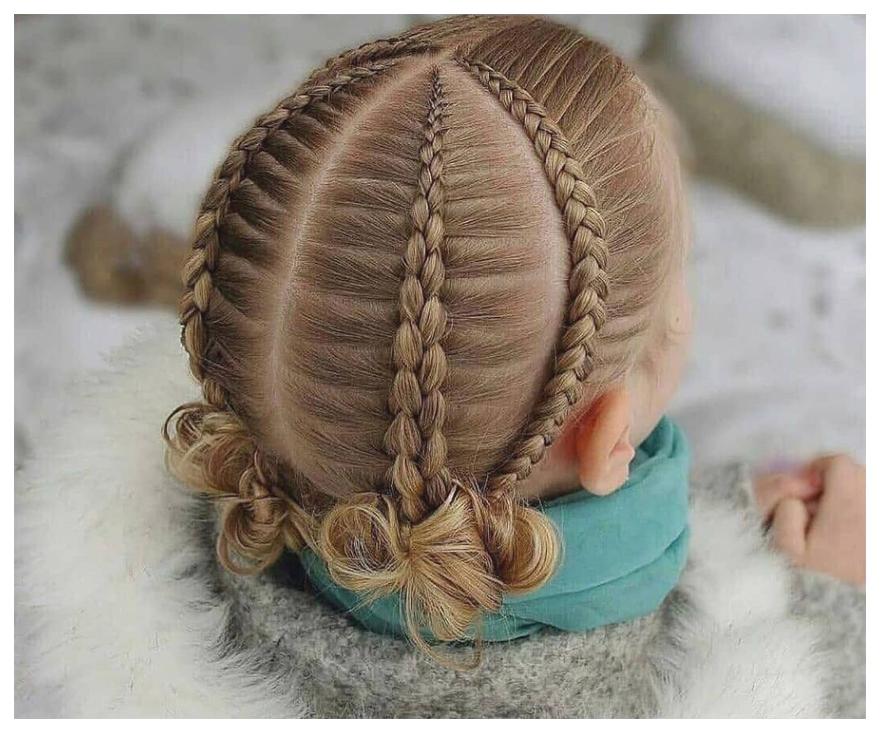 مدل‌های زیبا و جذاب بافت موی سر دخترانه