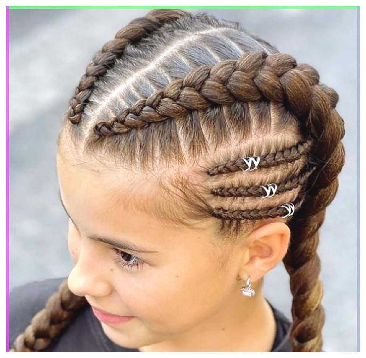 مدل‌های زیبا و جذاب بافت موی سر دخترانه