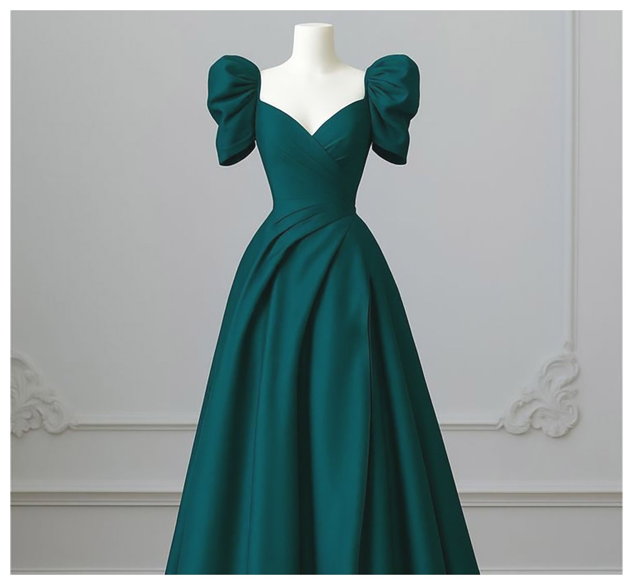 مدل‌های جذاب و شیک پیراهن شب سبز برای مهمانی‌ها