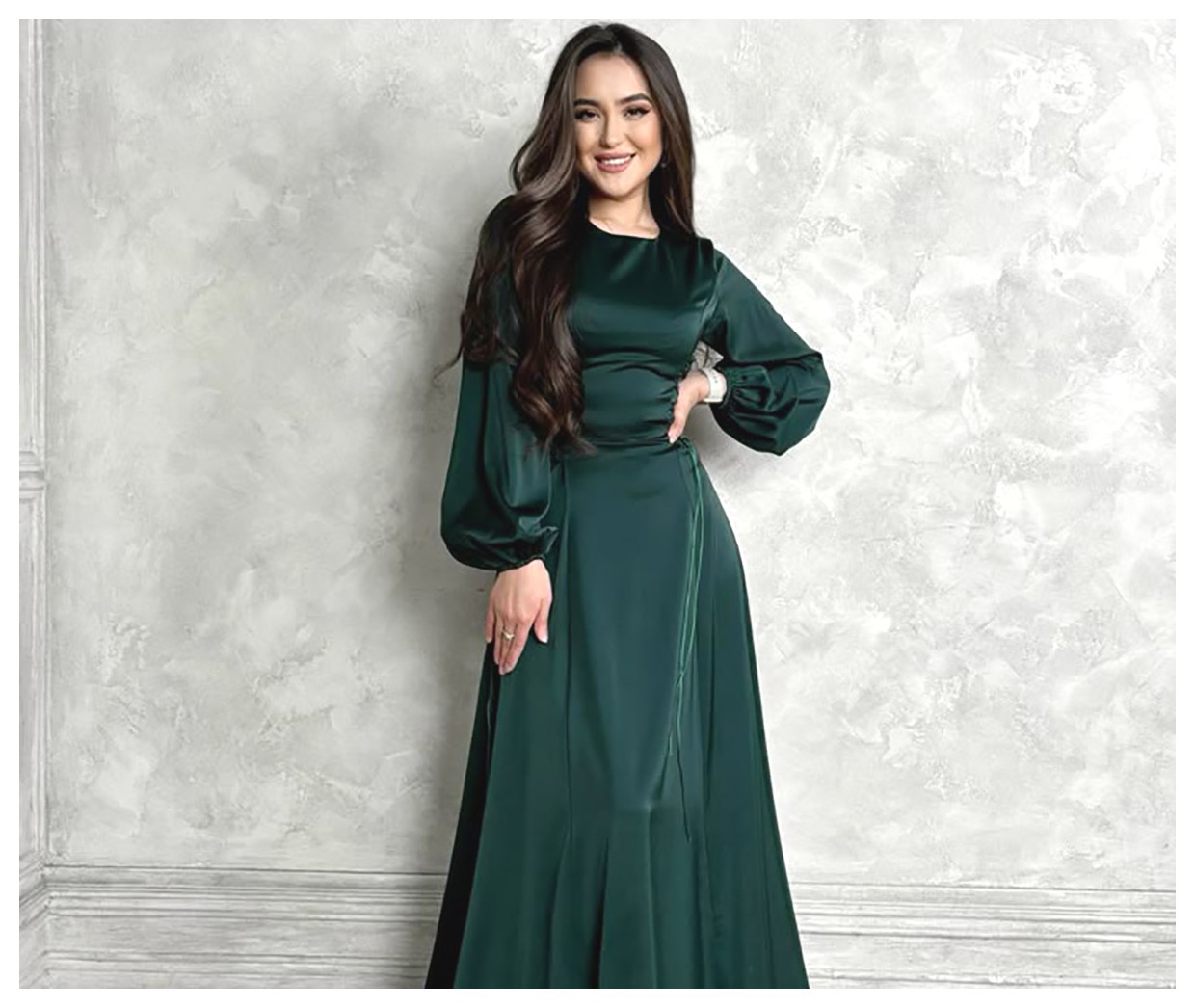 مدل‌های جذاب و شیک پیراهن شب سبز برای مهمانی‌ها
