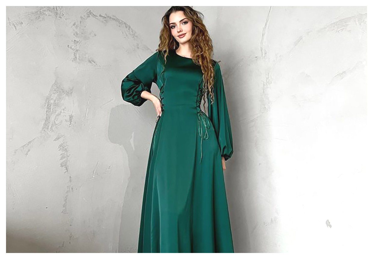 مدل‌های جذاب و شیک پیراهن شب سبز برای مهمانی‌ها