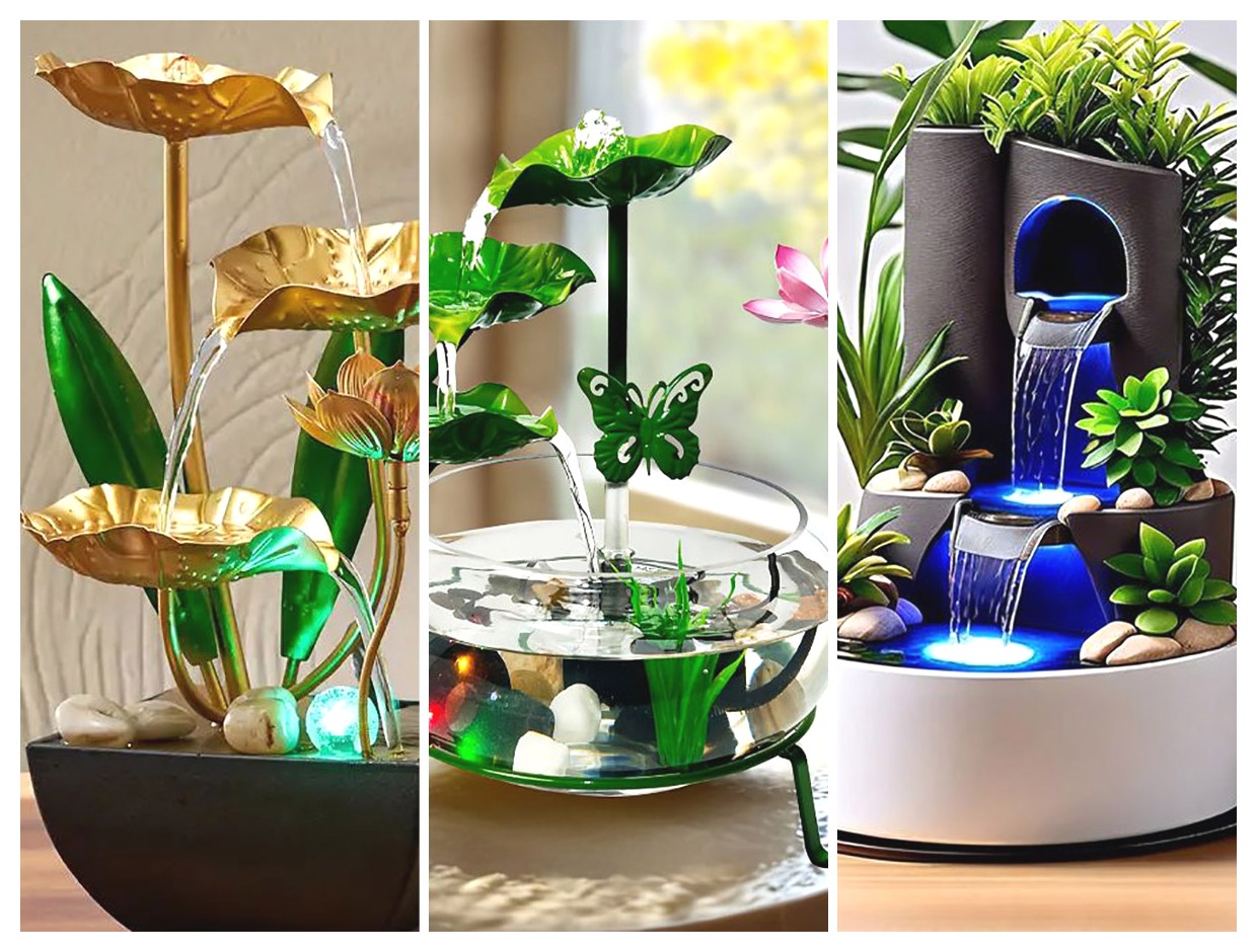 مدل‌های جذاب فواره‌های خانگی برای زیباسازی محیط