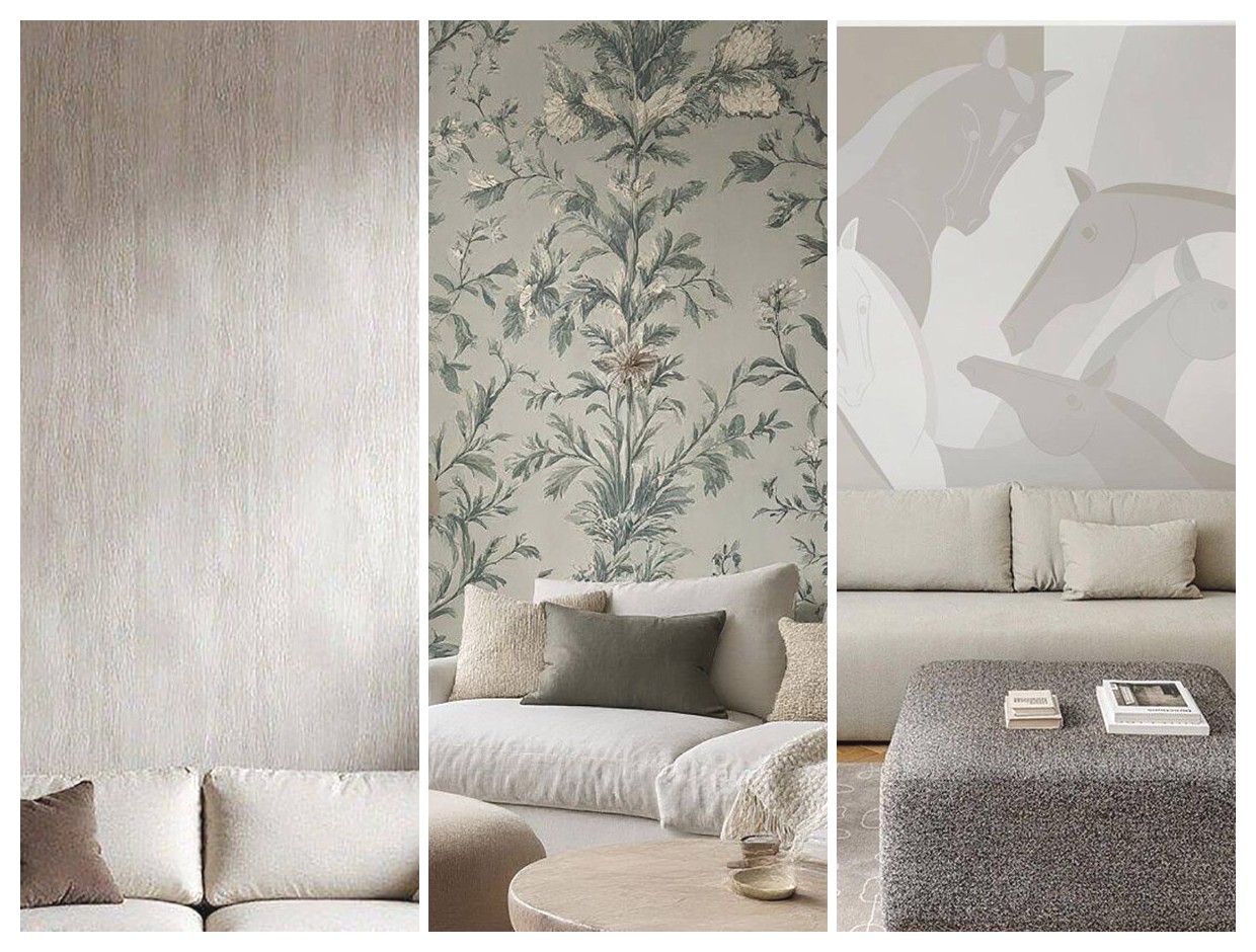 راهنمای انتخاب کاغذ دیواری برای اتاق نشیمن: ایده‌ها و نکات کلیدی