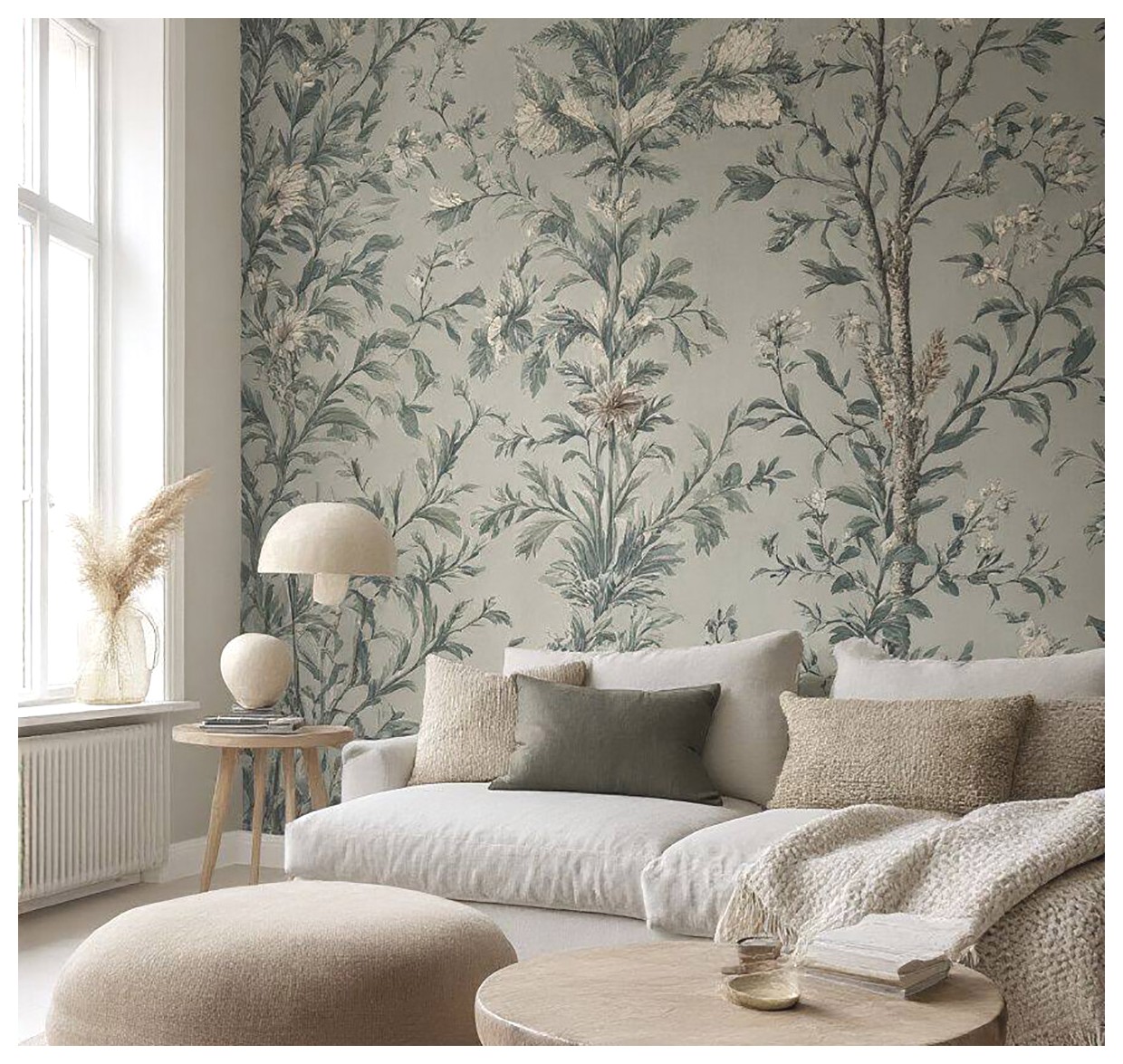 راهنمای انتخاب کاغذ دیواری برای اتاق نشیمن: ایده‌ها و نکات کلیدی