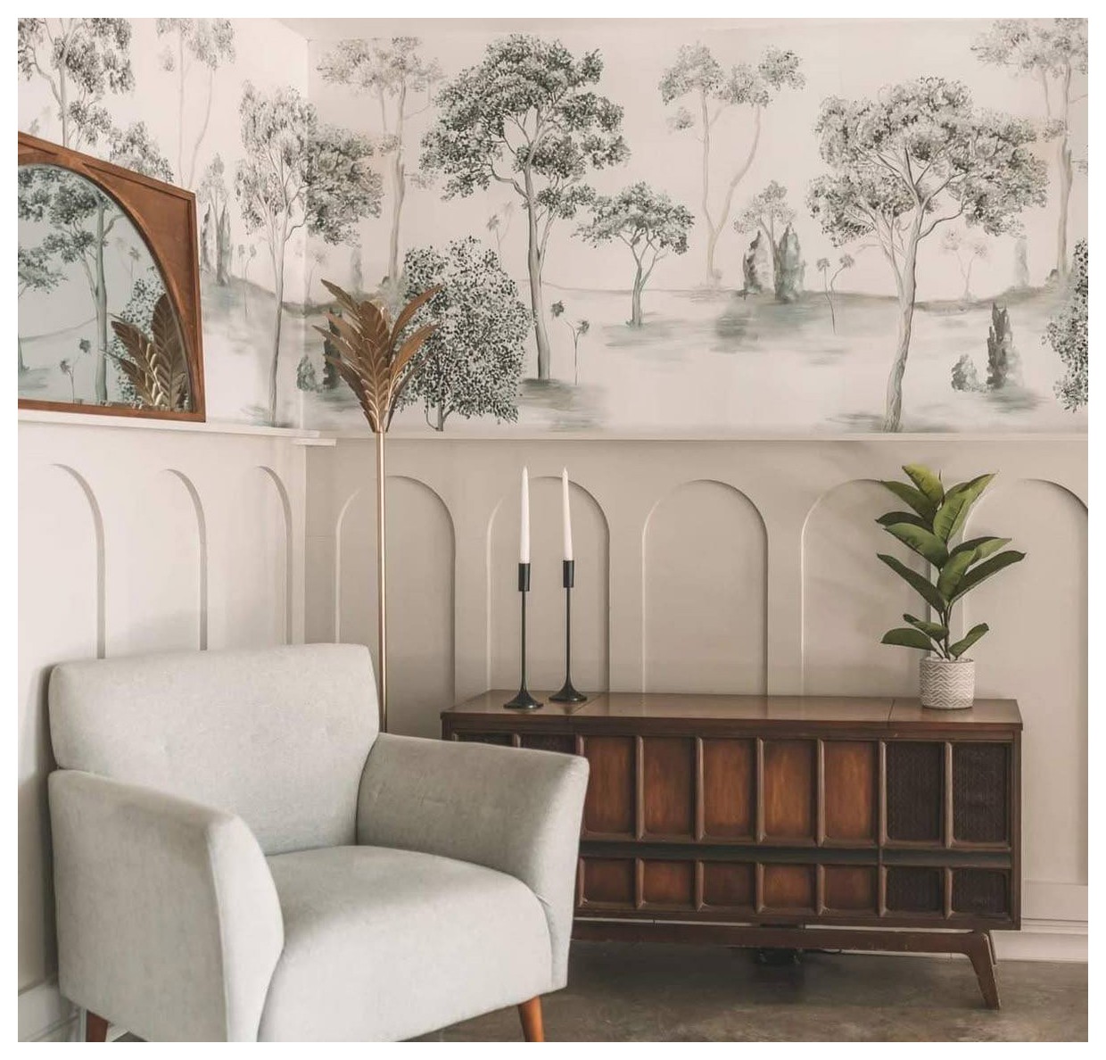 راهنمای انتخاب کاغذ دیواری برای اتاق نشیمن: ایده‌ها و نکات کلیدی