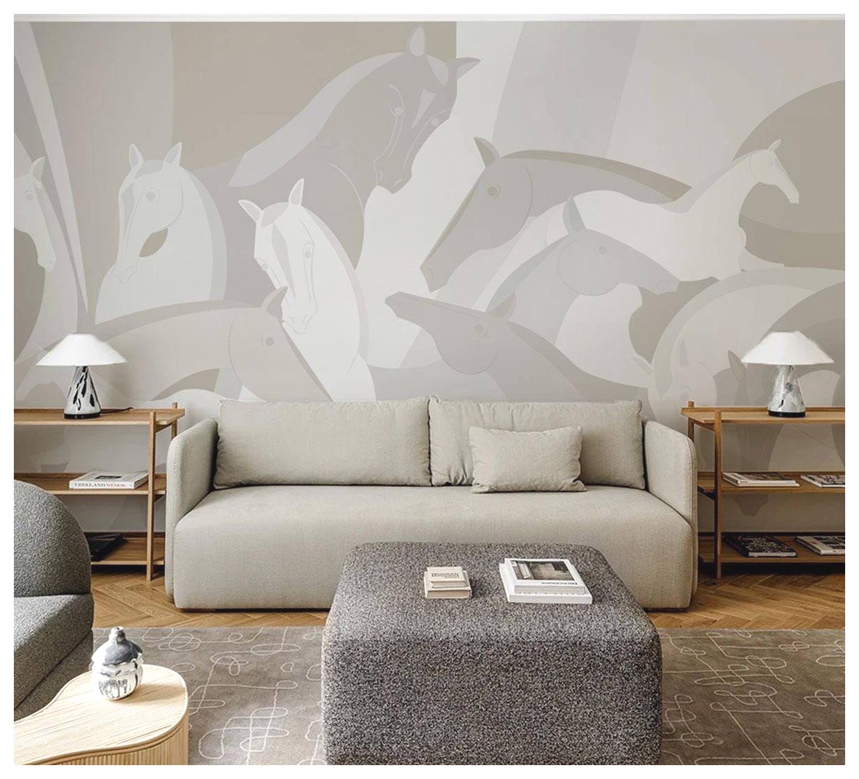 راهنمای انتخاب کاغذ دیواری برای اتاق نشیمن: ایده‌ها و نکات کلیدی