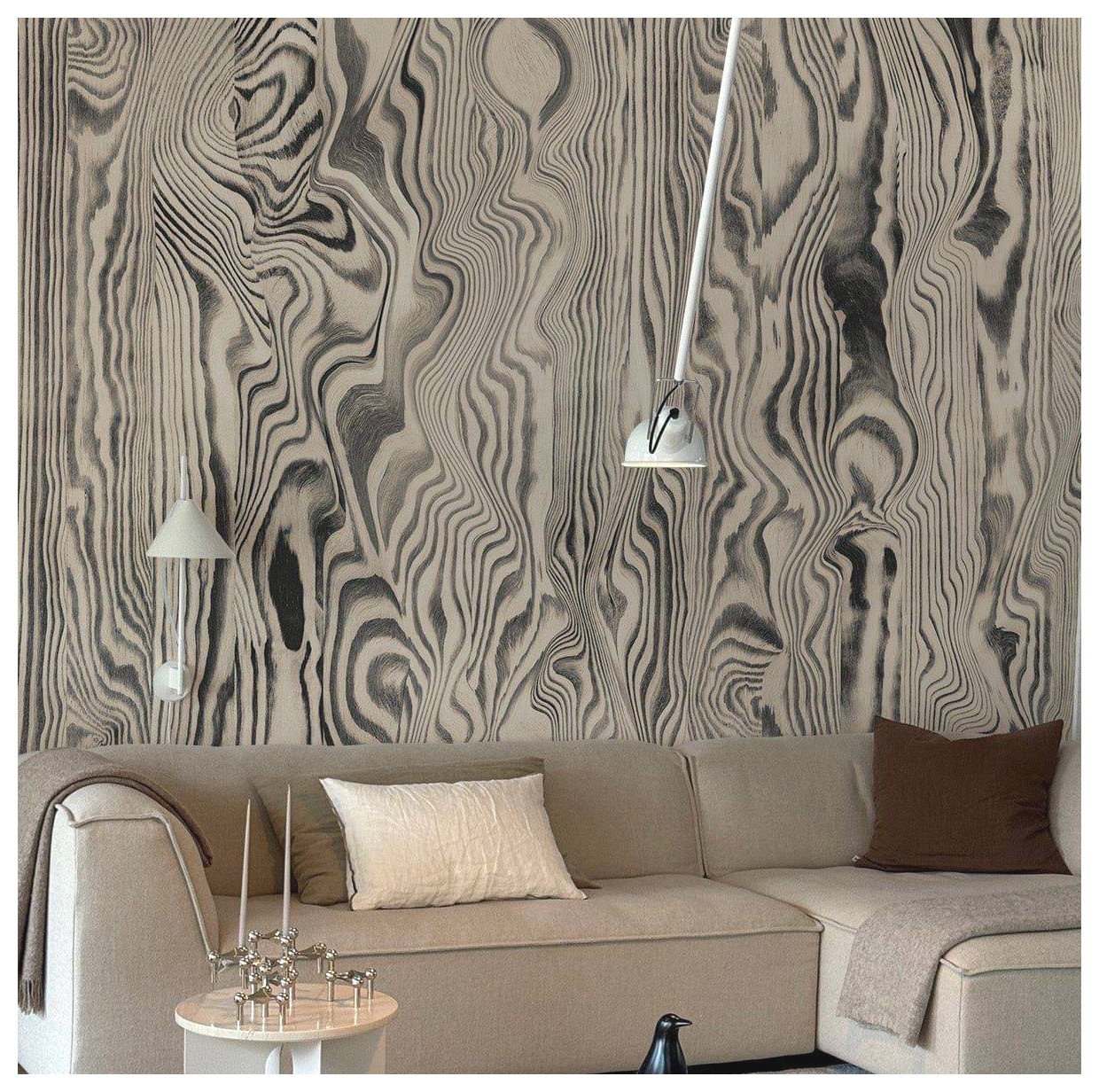 راهنمای انتخاب کاغذ دیواری برای اتاق نشیمن: ایده‌ها و نکات کلیدی