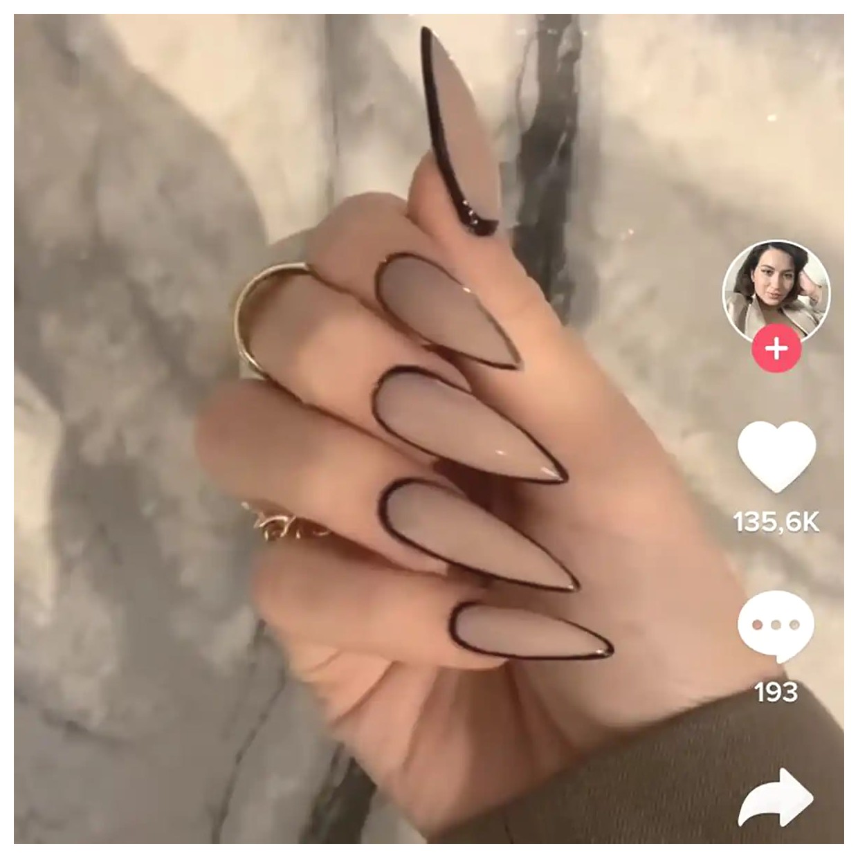 مدل‌های زیبا و جذاب ناخن‌های تیز و بلند