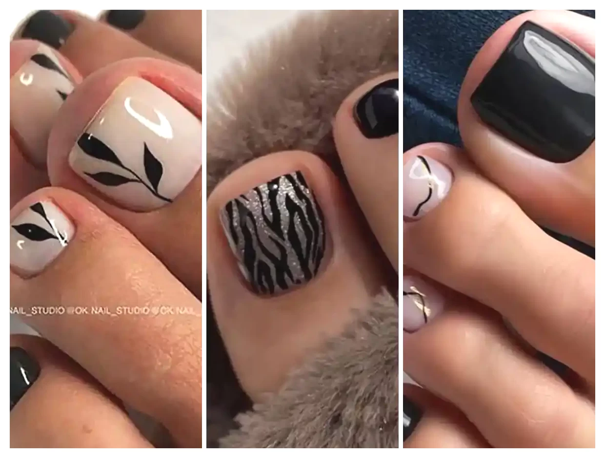 طراحی مینیمالیستی ناخن پا: ایده‌های جذاب و خلاقانه