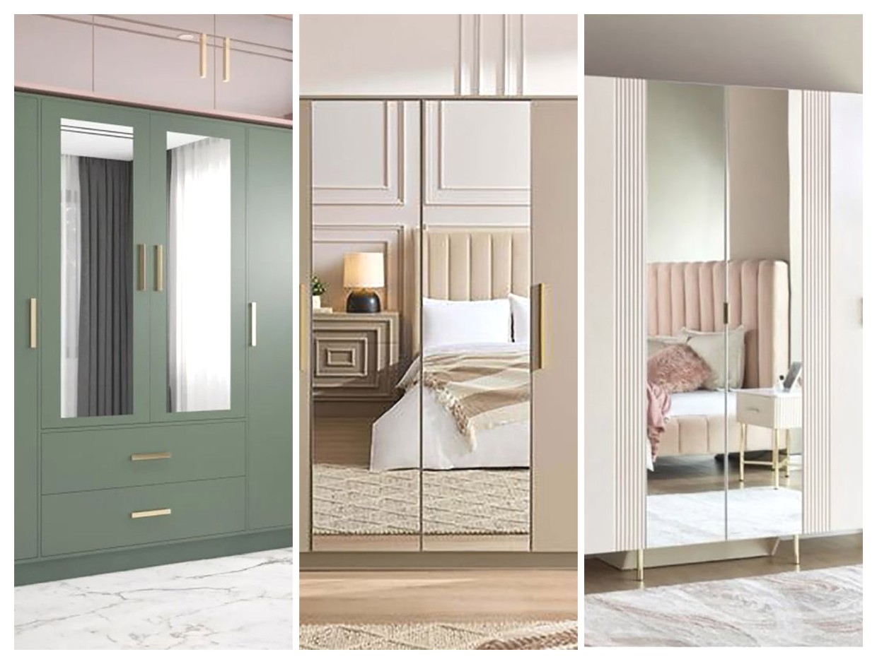 آینه کمدی مدرن و بلند: زیبایی و کارایی در یک محصول