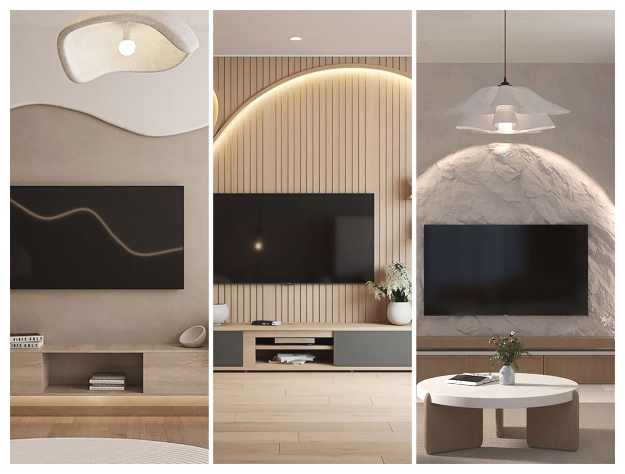 دیوار تلویزیون مدرن: ایده‌ها و نکات طراحی برای دکوراسیون داخلی