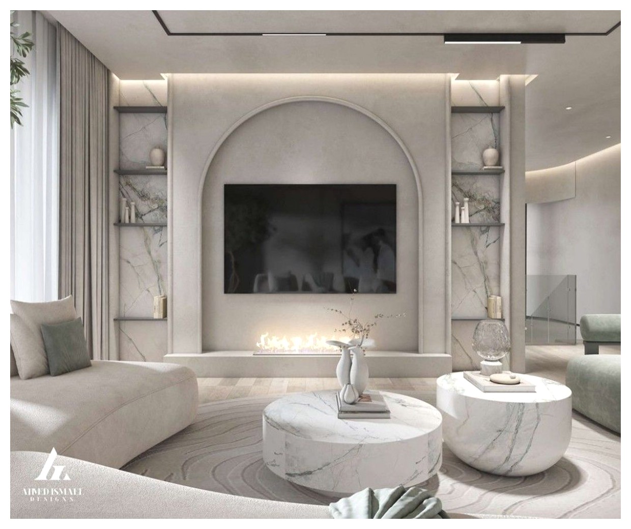 دیوار تلویزیون مدرن: ایده‌ها و نکات طراحی برای دکوراسیون داخلی