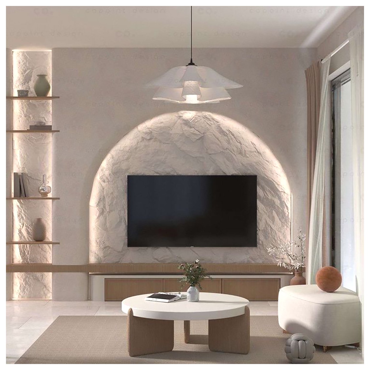 دیوار تلویزیون مدرن: ایده‌ها و نکات طراحی برای دکوراسیون داخلی