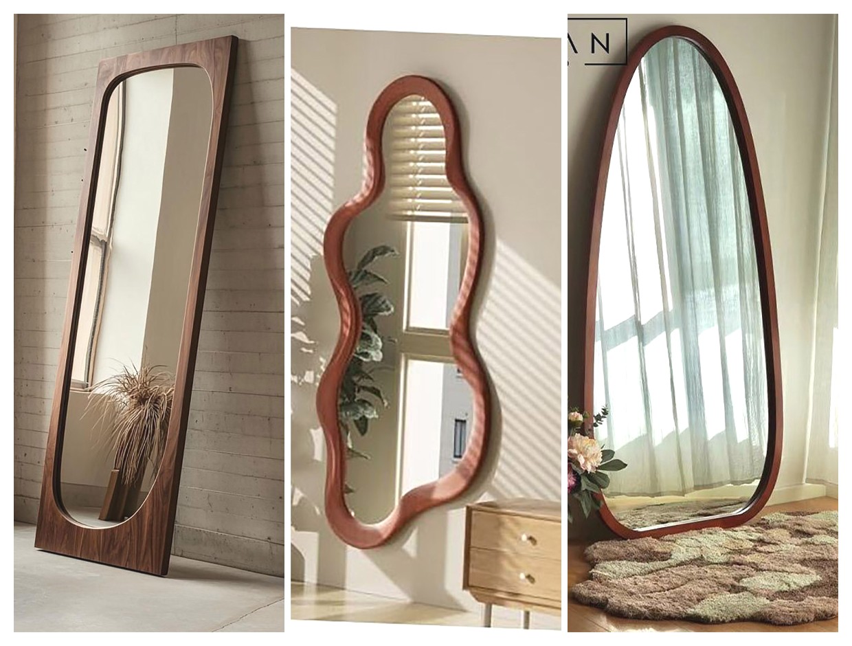 آینه چوبی مدرن: زیبایی و کارایی در دکوراسیون منزل