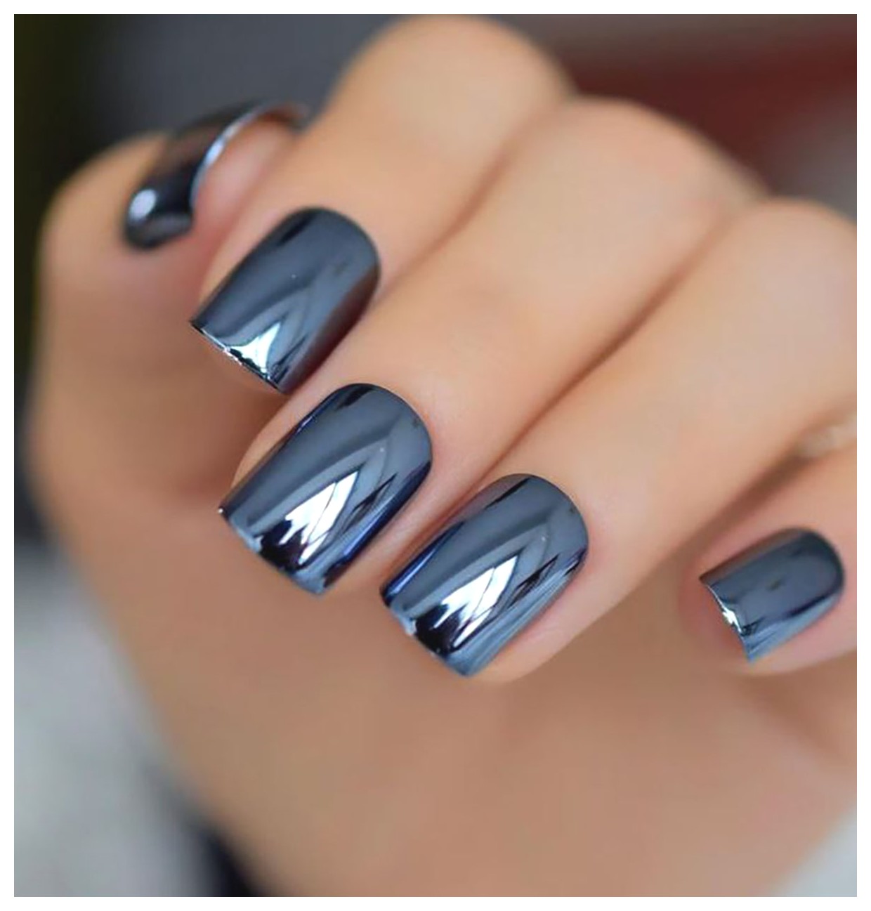 مدلهای زیبا و خلاقانه ناخن آبرنگی و کروم