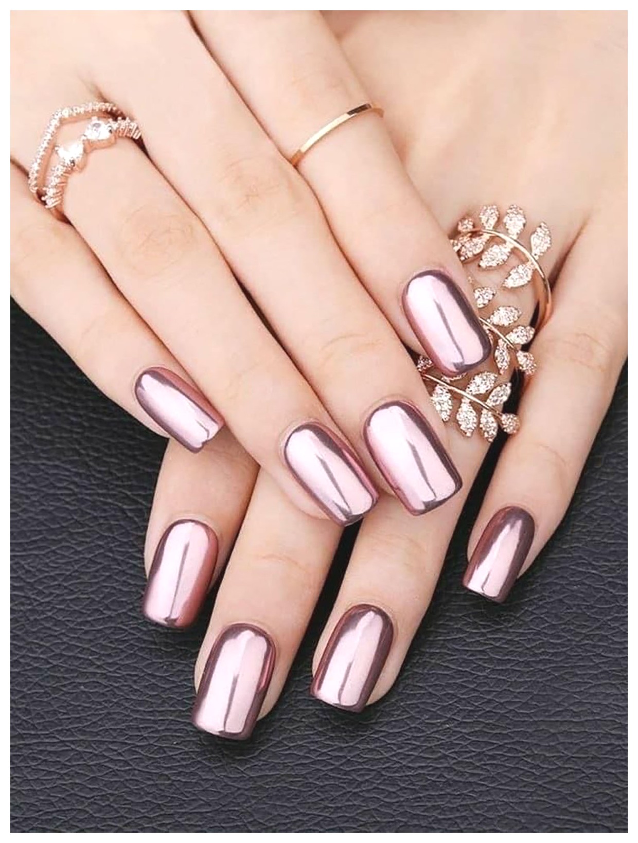 مدلهای زیبا و خلاقانه ناخن آبرنگی و کروم