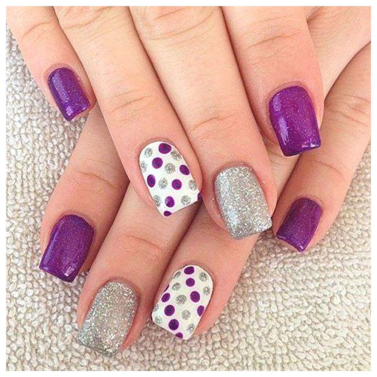 مدلهای زیبا و خلاقانه ناخن آبرنگی و کروم