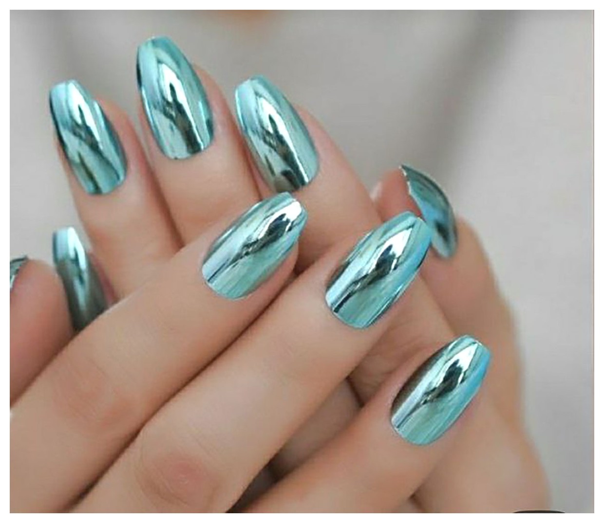 مدلهای زیبا و خلاقانه ناخن آبرنگی و کروم