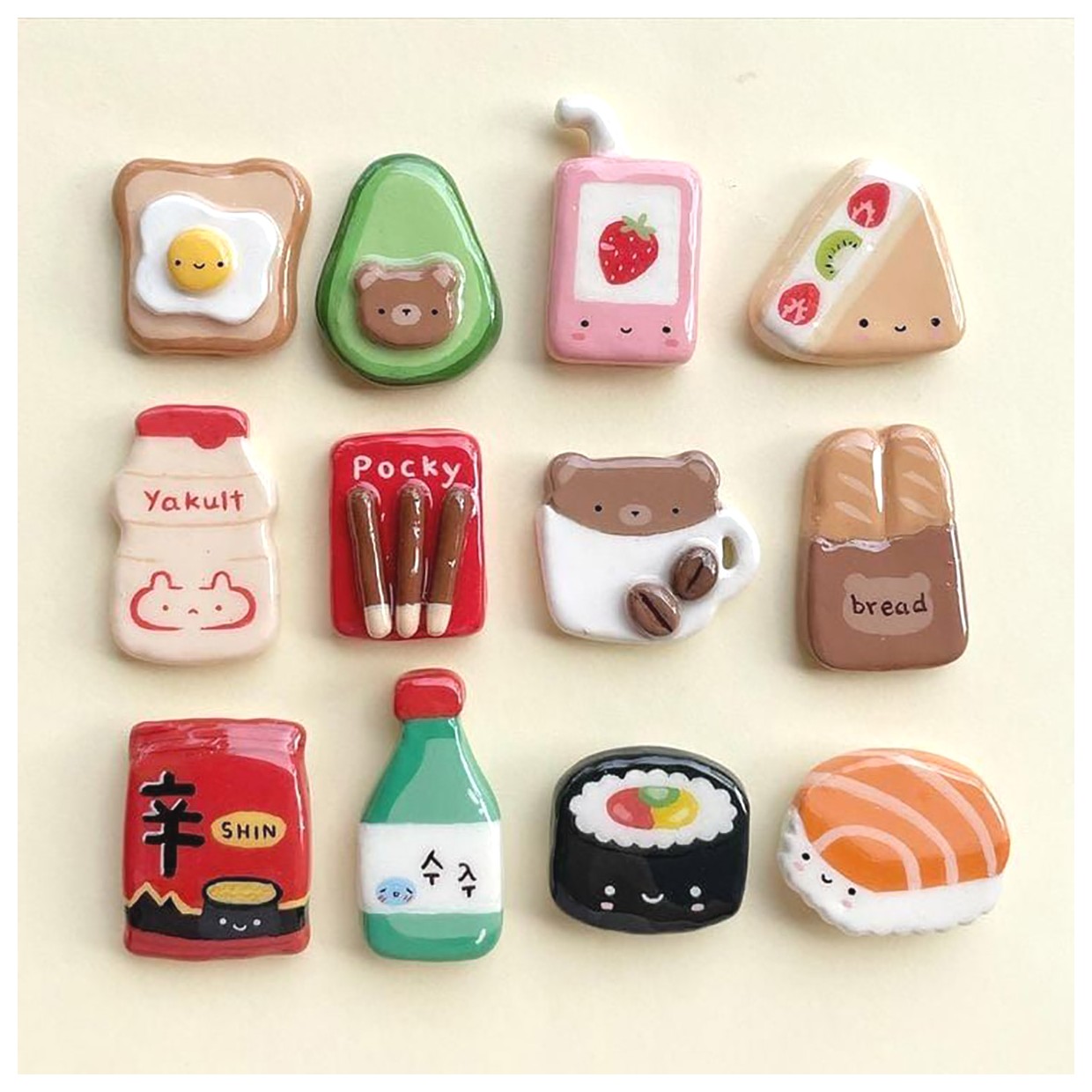 طراحیهای جذاب مگنت یخچالی: آثاری هنری برای دکوراسیون منزل