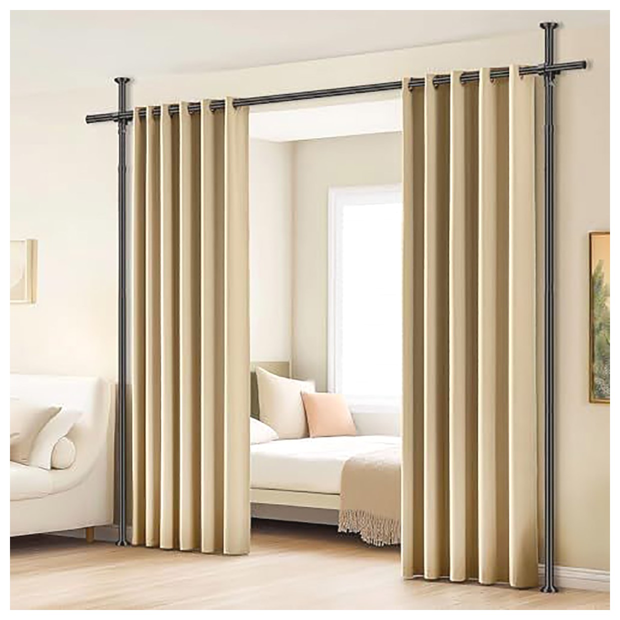 پردههای جداکننده اتاق: دکوراسیون خلاقانه و کاربردی