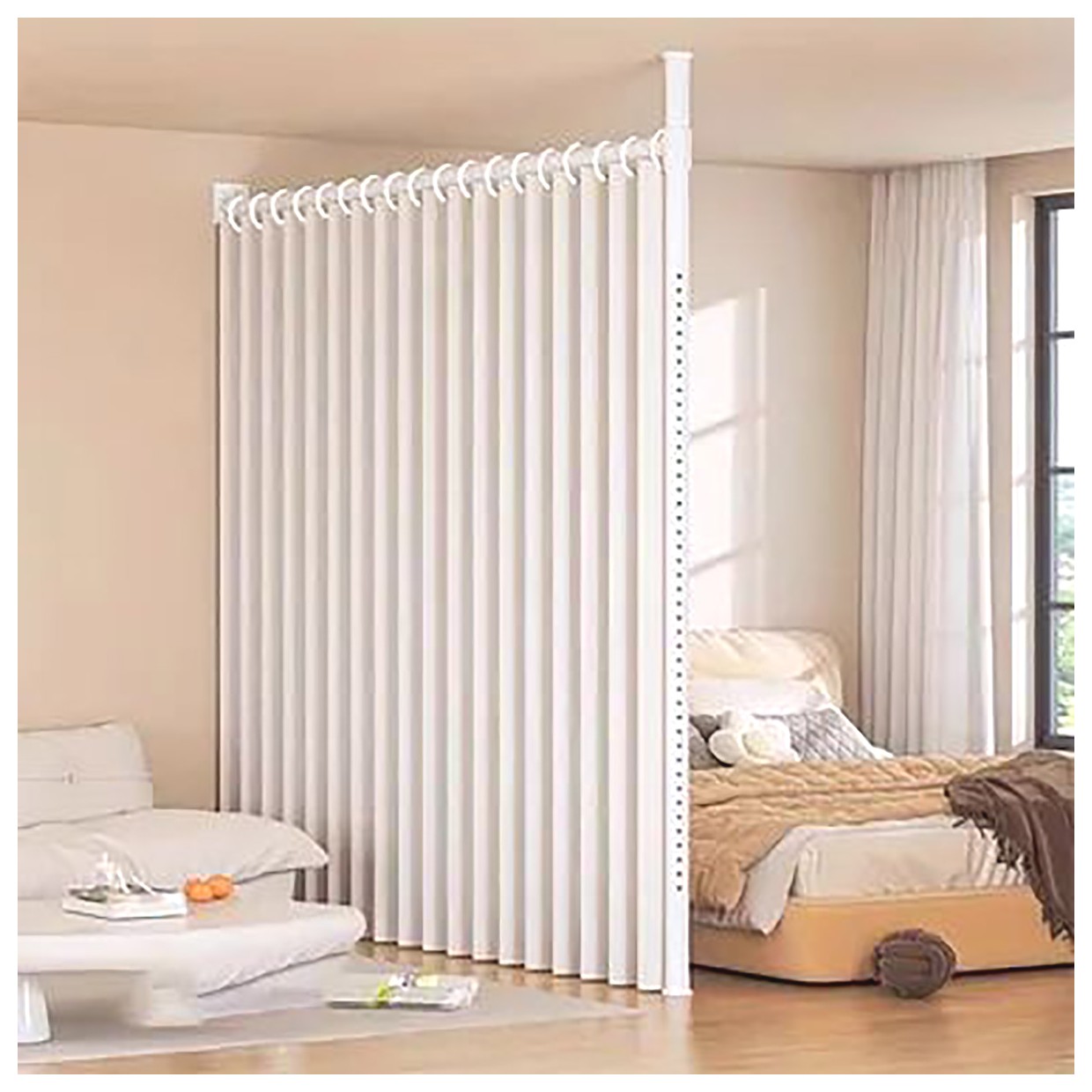 پردههای جداکننده اتاق: دکوراسیون خلاقانه و کاربردی