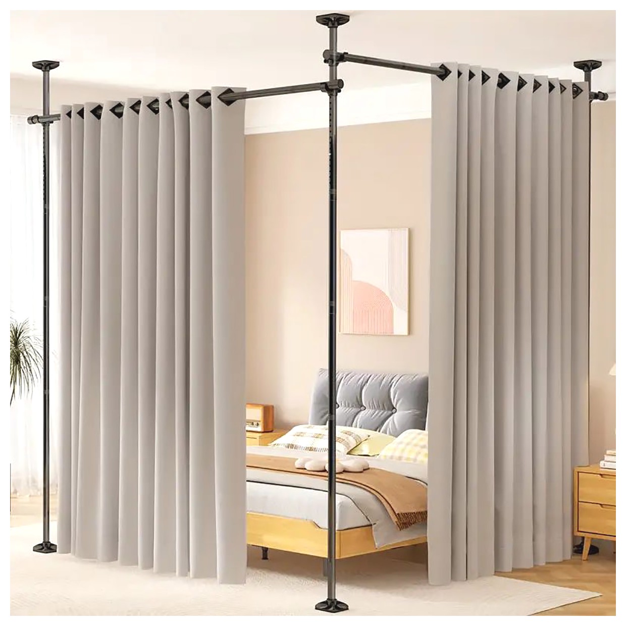 پردههای جداکننده اتاق: دکوراسیون خلاقانه و کاربردی