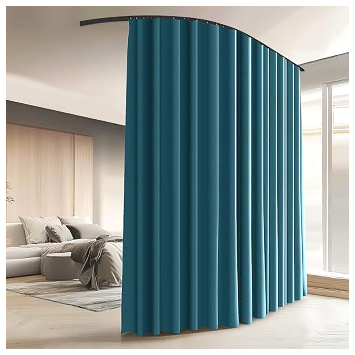 پردههای جداکننده اتاق: دکوراسیون خلاقانه و کاربردی