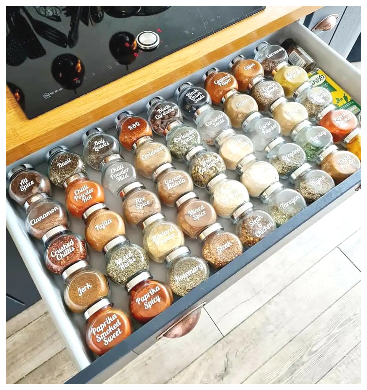 ایده‌های جذاب برای چیدمان ادویه‌ها در آشپزخانه