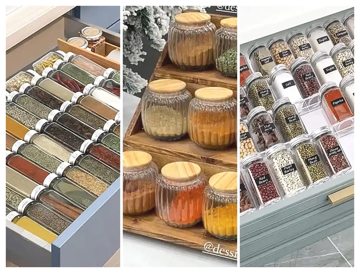 ایده‌های جذاب برای چیدمان ادویه‌ها در آشپزخانه
