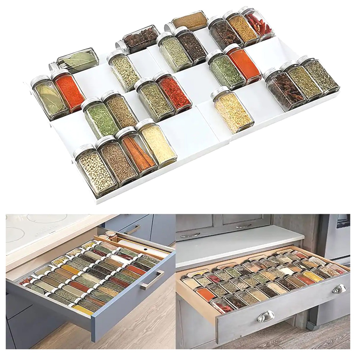 ایده‌های جذاب برای چیدمان ادویه‌ها در آشپزخانه