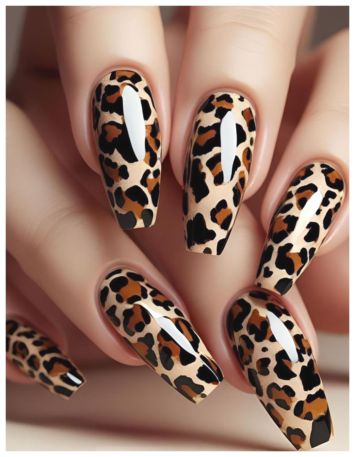 طراحی ناخن پلنگی: جذابیت و شگفتی در دنیای زیبایی