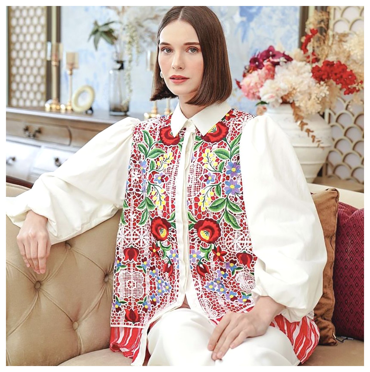 مدلهای زیبا و سنتی لباس زنانه با الگوهای خاص