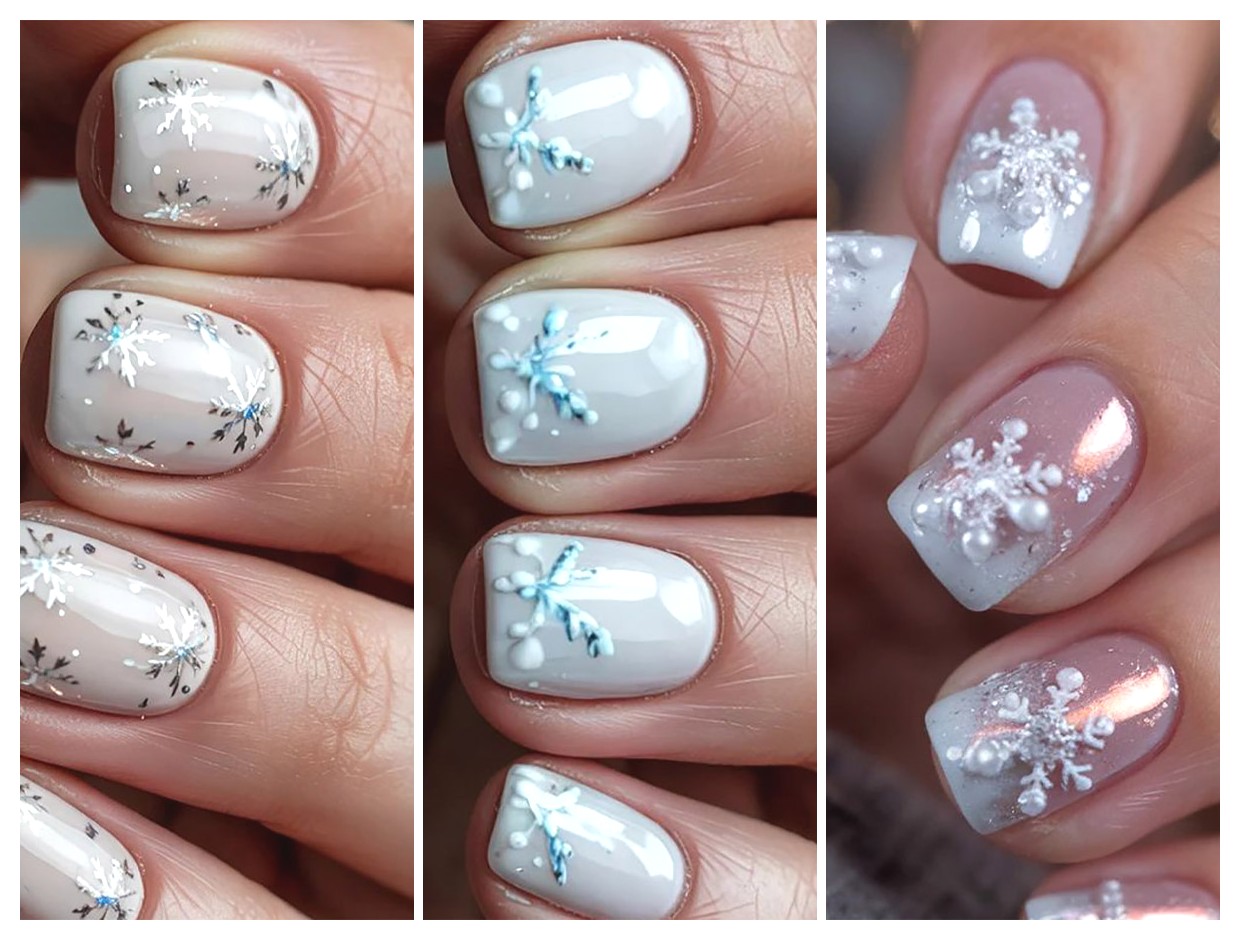 طراحی ناخن‌های زمستانی: ایده‌های زیبا و خلاقانه