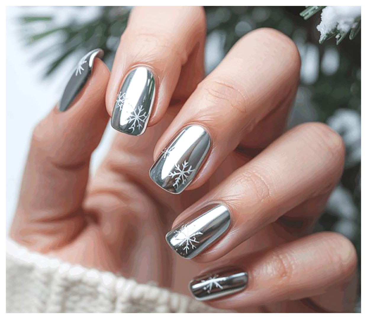 طراحی ناخن‌های زمستانی: ایده‌های زیبا و خلاقانه