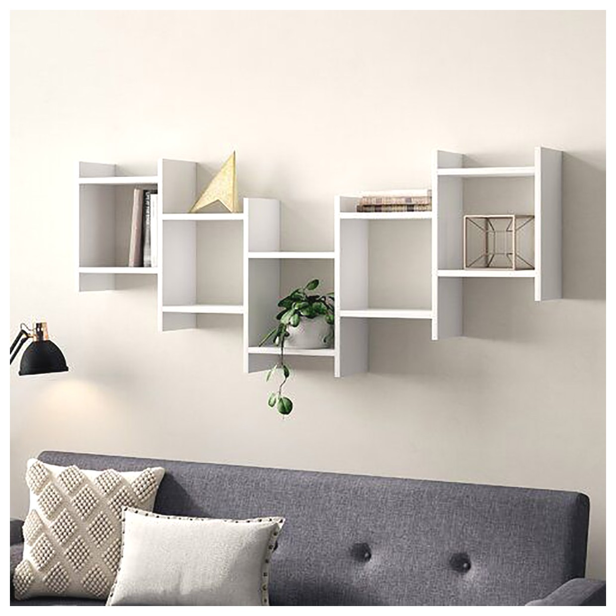 قفسه دیواری چوبی: ایده‌هایی برای دکوراسیون منزل