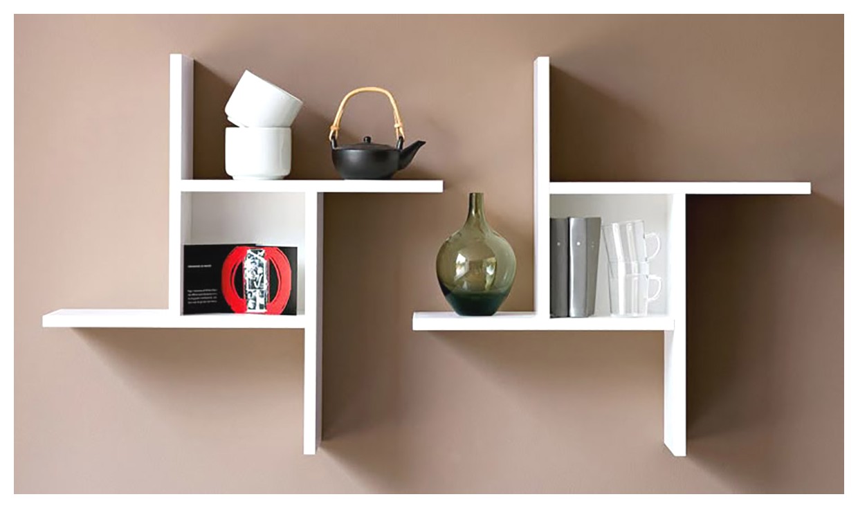 قفسه دیواری چوبی: ایده‌هایی برای دکوراسیون منزل